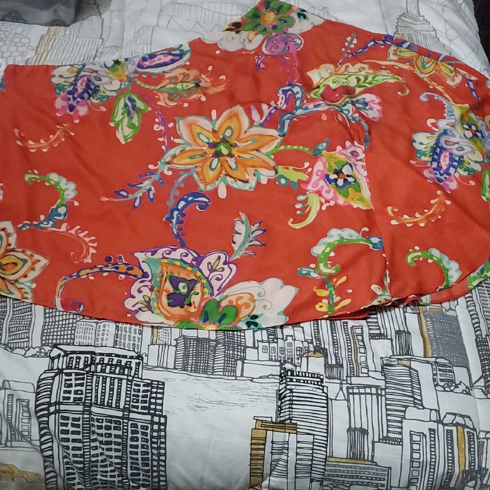 Vibrant Floral One Shoulder Top